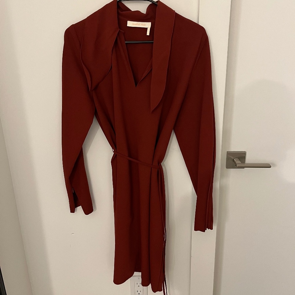 See by Chloe Mock Neck Dress
